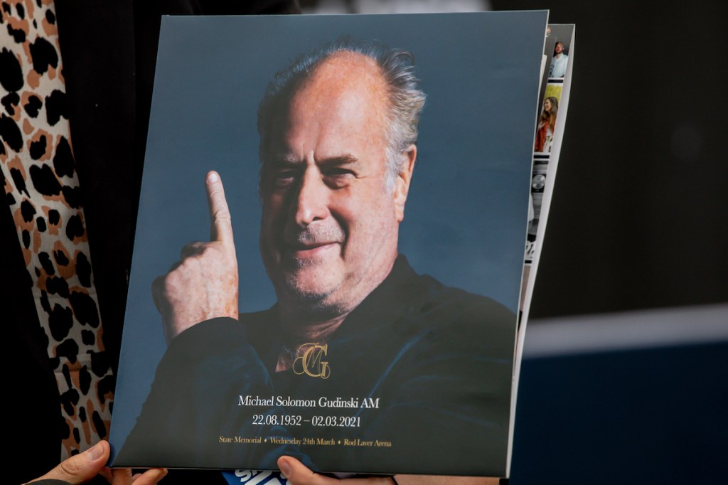 Michael Gudinski's state memorial at Rod Laver Arena