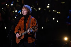 Ed Sheeran performs at the Earthshot Prize
