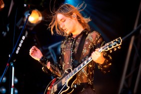 Silverchair's Daniel Johns performs at the 2002 Big Day Out