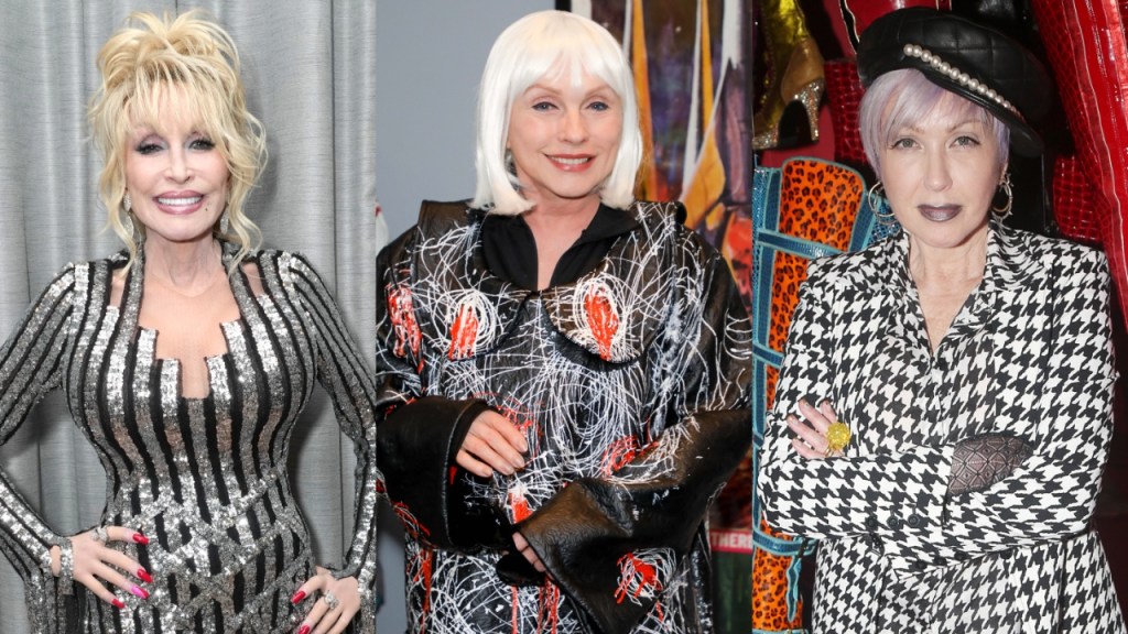 Dolly Parton, Debbie Harry, Cyndi Lauper