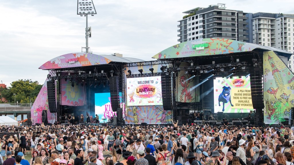 Crowd at Laneway Festival Brisbane 2023