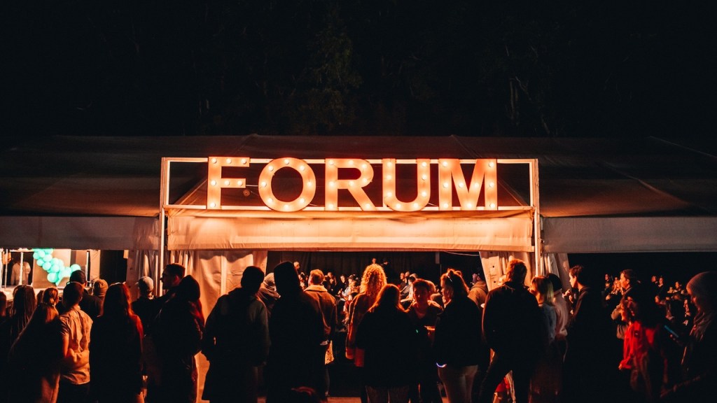 Splendour in the Grass Forum tent