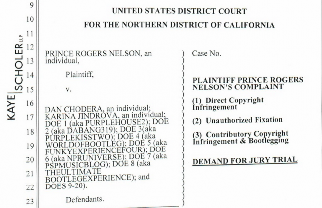 Princes Lawsuit