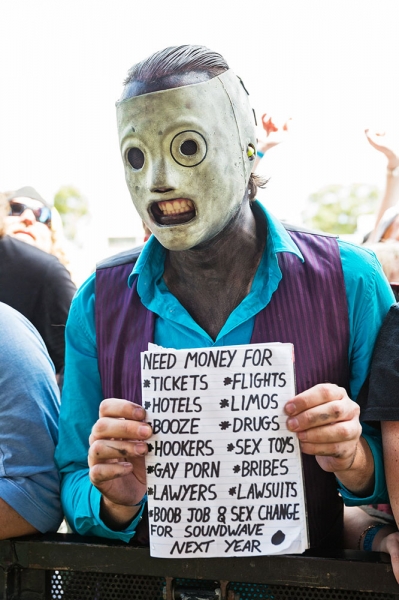 Atleast He's Honest<br />Soundwave 2013, Perth