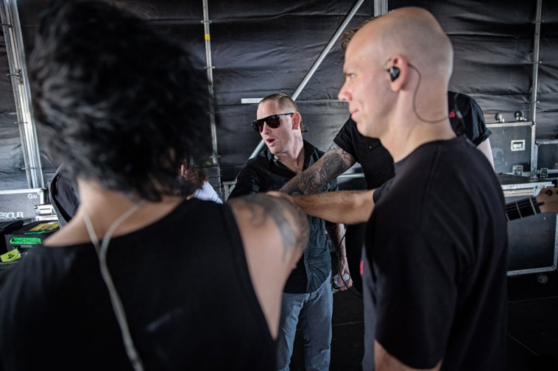 Stonesour Backstage Soundwave 2013, Sydney