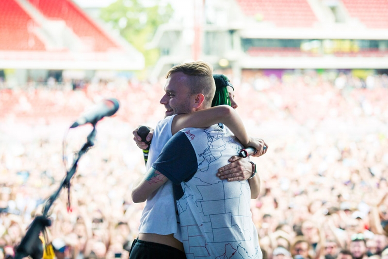 Bert (The Used) & Jenna (Tonight Alive) Soundwave 2015