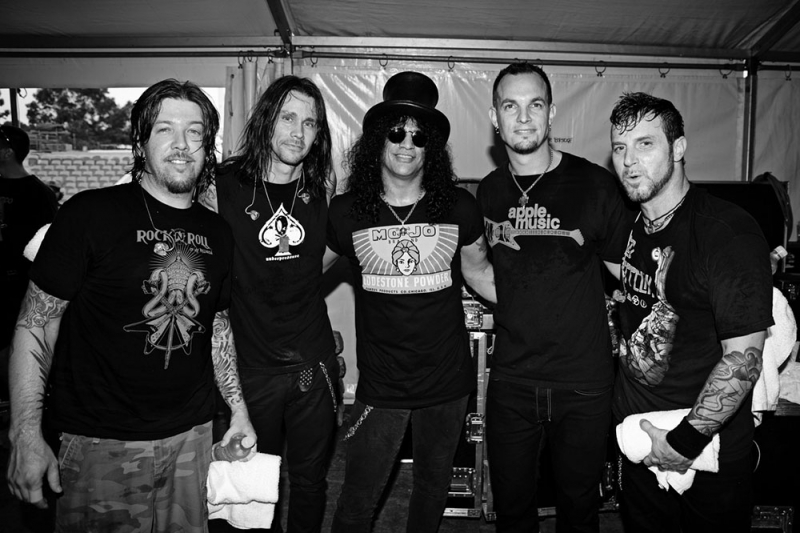 Slash & Alterbridge Backstage Soundwave 2012, Sydney