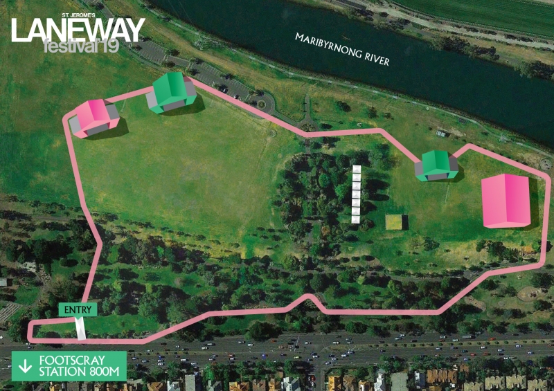 Footscray Park Map