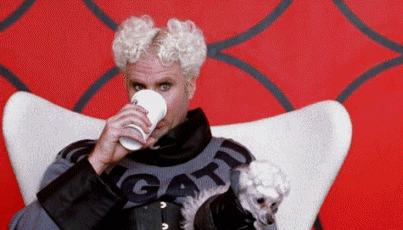 mugatu coffee spit zoolander gif