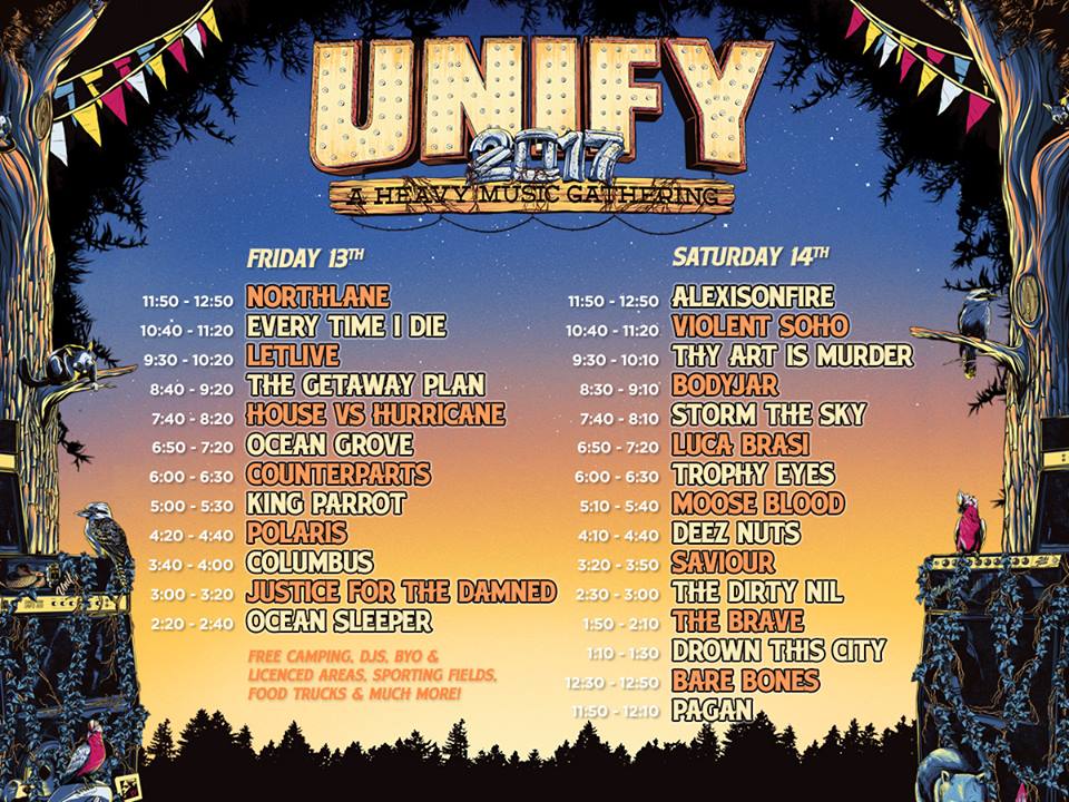 unify gathering 2017 set times FB